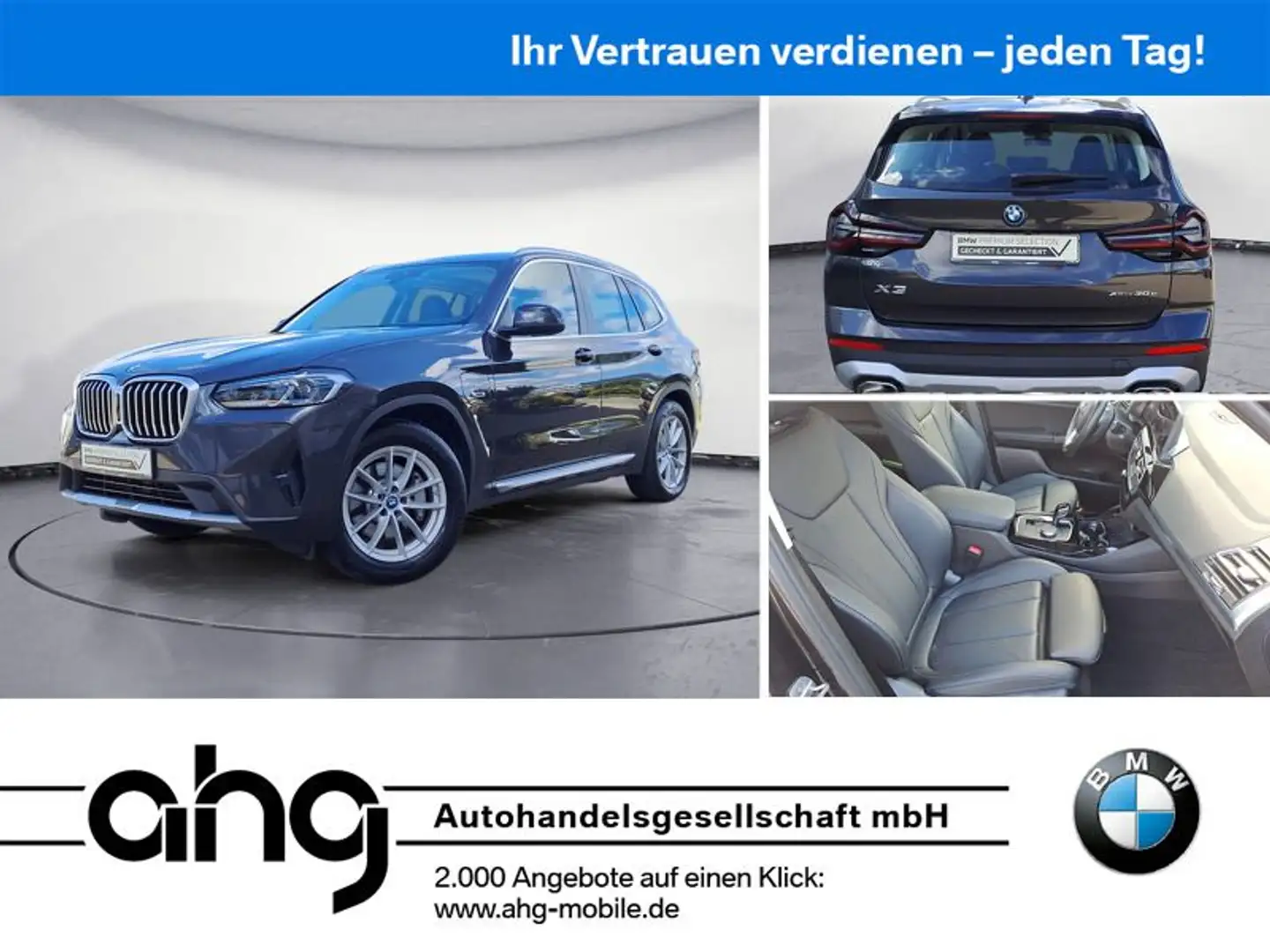 BMW X3 xDrive30e Navi Head-Up Laser RFK HiFi Grau - 1