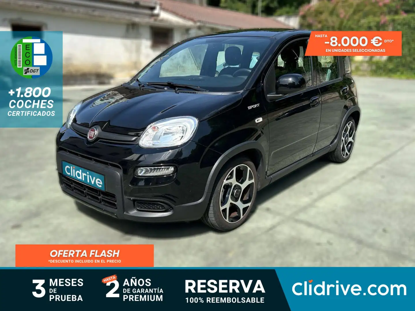 Fiat Panda 1.0 Gse Cross Hybrid Negro - 1