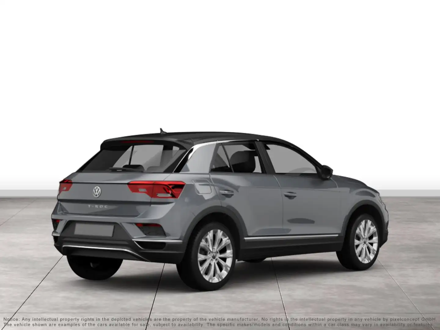Volkswagen T-Roc 2.0 TSI OPF 4Motion DSG Sport Grau - 2