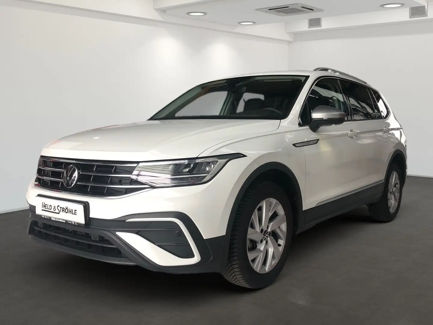 Volkswagen Tiguan Allspace Life 1.5 TSI DSG LED AHK ACC DAB Weiß - 2