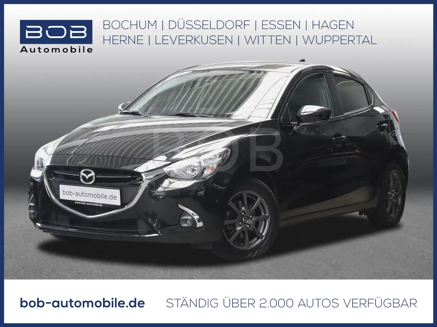 Mazda 2 1.5 SKYACTIV-G 90 Sports-Line NAVI SHZ PDC ALU Schwarz - 1