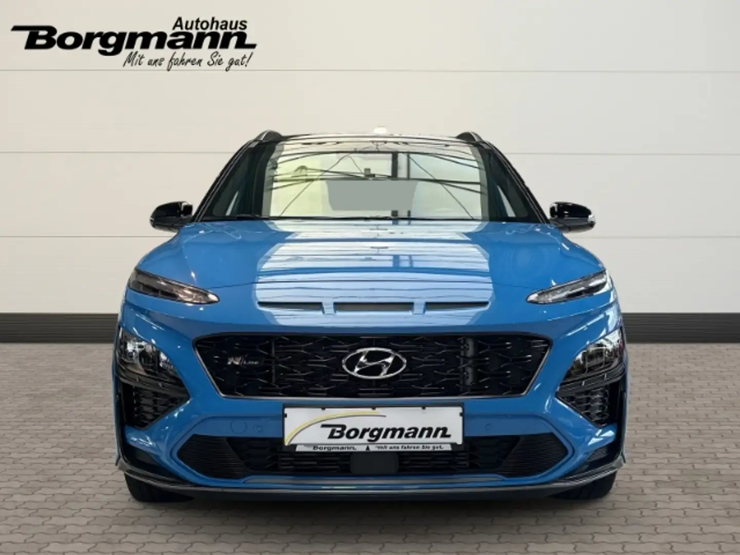 Hyundai KONA N-Line Mild-Hybrid 1.0 T-Gdi 120PS (+48V) Rückfahr Bleu - 2