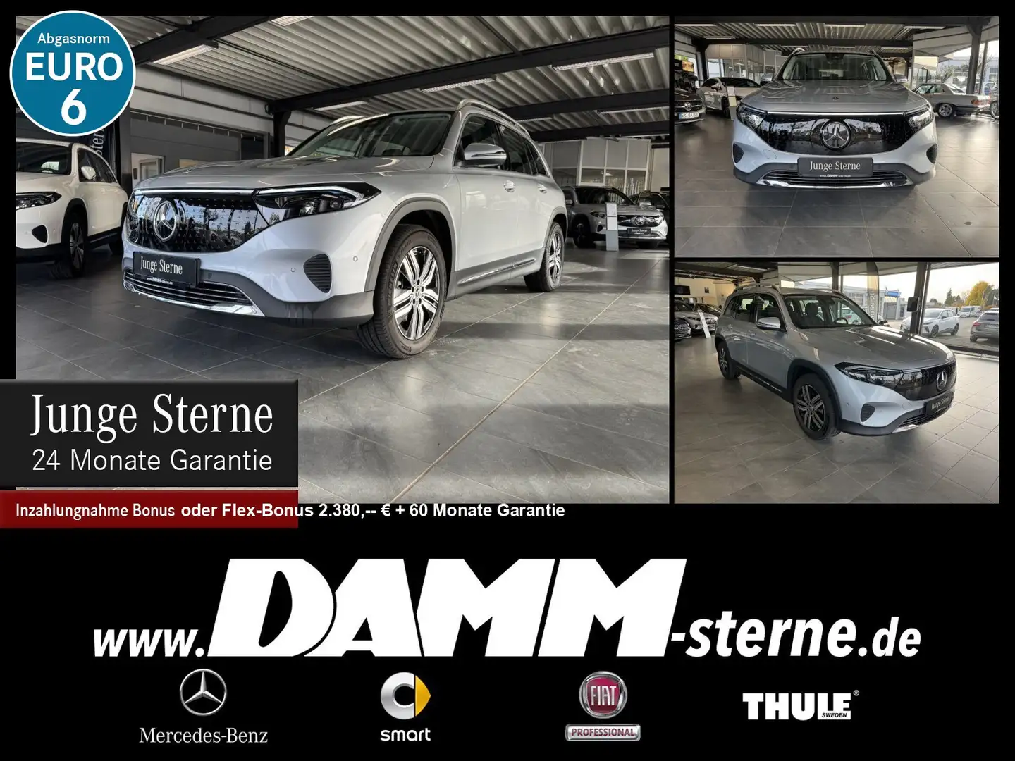 Mercedes-Benz EQB 300 EQB 300 4M Progressive Adv./AHK/Winter-P./+ Flex Silber - 1