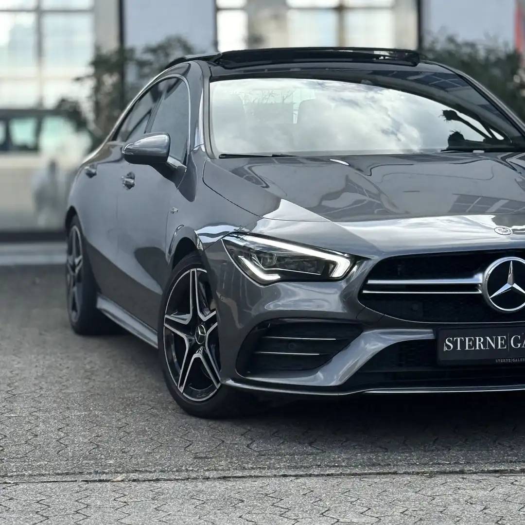 Mercedes-Benz CLA 35 AMG 4MATIC/BURM/PANO/SITZH/AMBIENT LED Сірий - 1