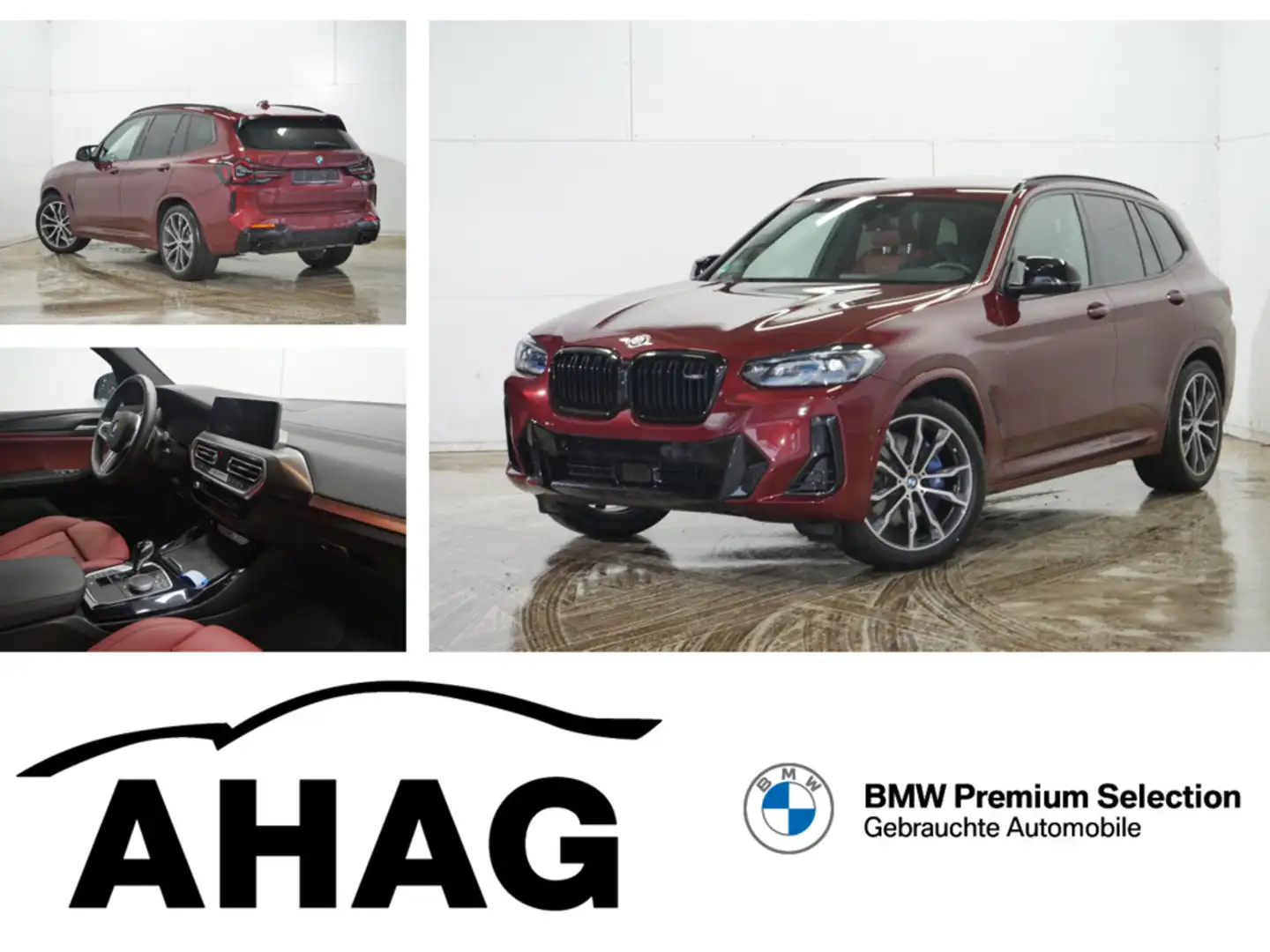 BMW X3 M40d AT Innovationsp. Sport Aut. Standhzg. Rot - 1