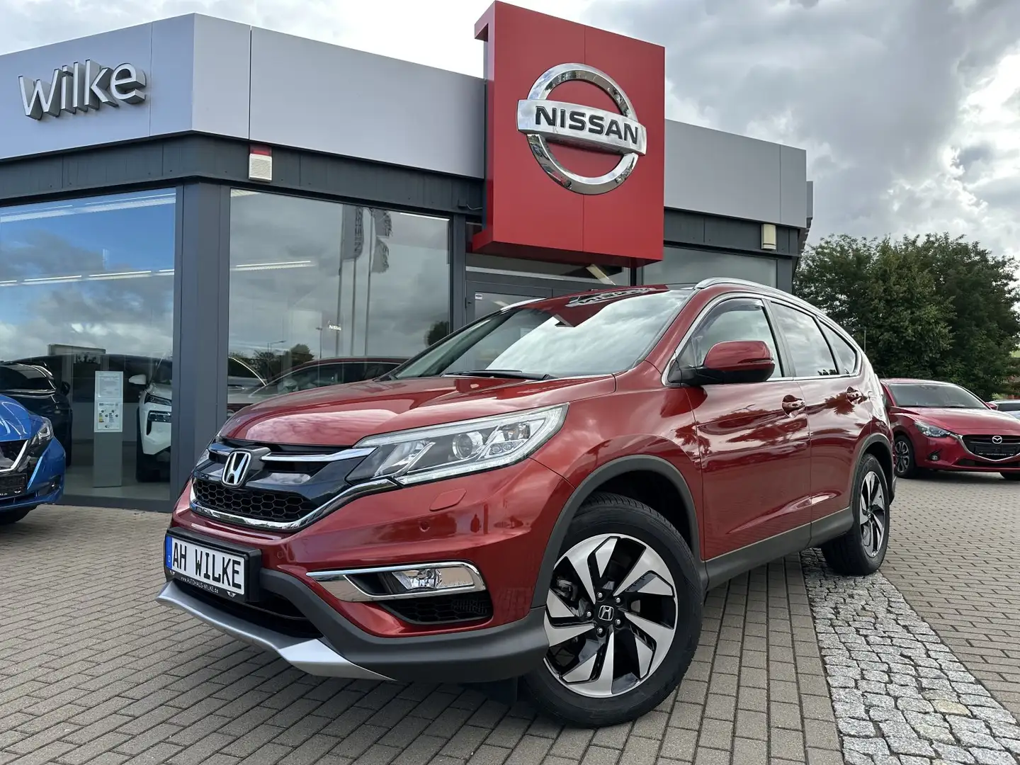 Honda CR-V Executive 4WD 1.6 i-DTEC/AHK/PANO/LEDER/KAMERA Rot - 1