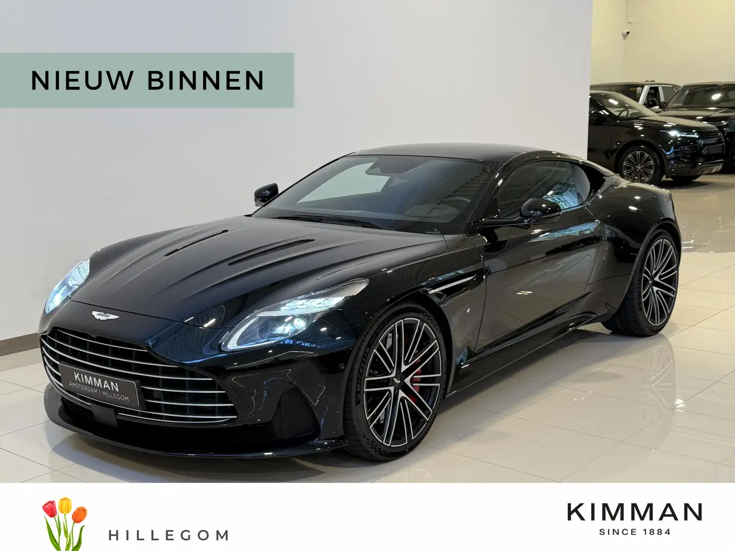 Aston Martin DB12 4.0 V8 | Oberon Black by Q | Carbon Ceramic Brakes Чорний - 1