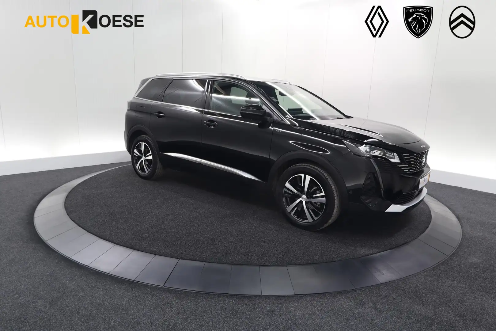 Peugeot 5008 Hybrid 136 e-DCS6 GT | Camera | Dodehoekdetectie | Noir - 1