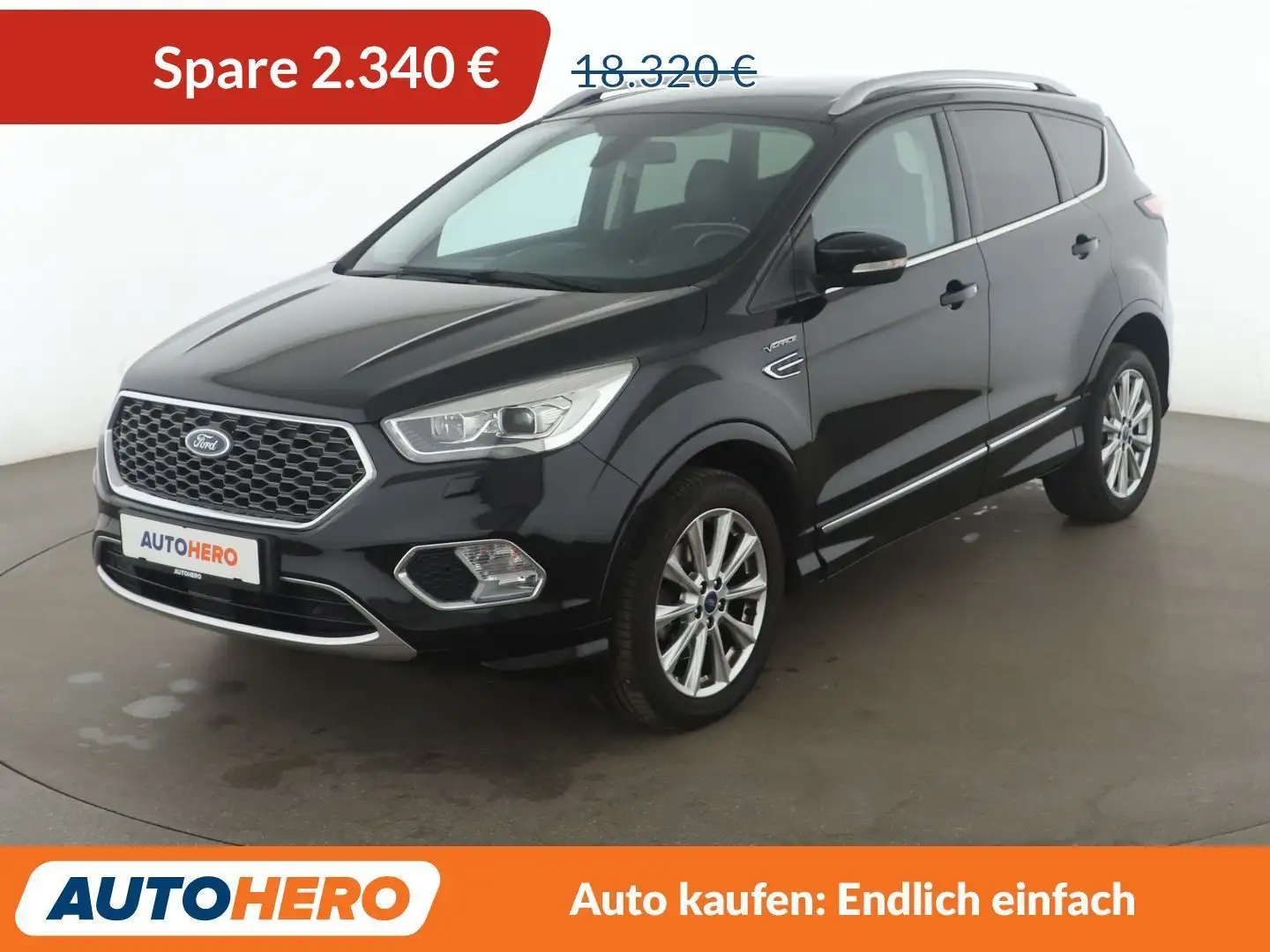 Ford Kuga 1.5 EcoBoost Vignale Aut.*NAVI*XENON*ACC*PDC*SHZ* Noir - 1