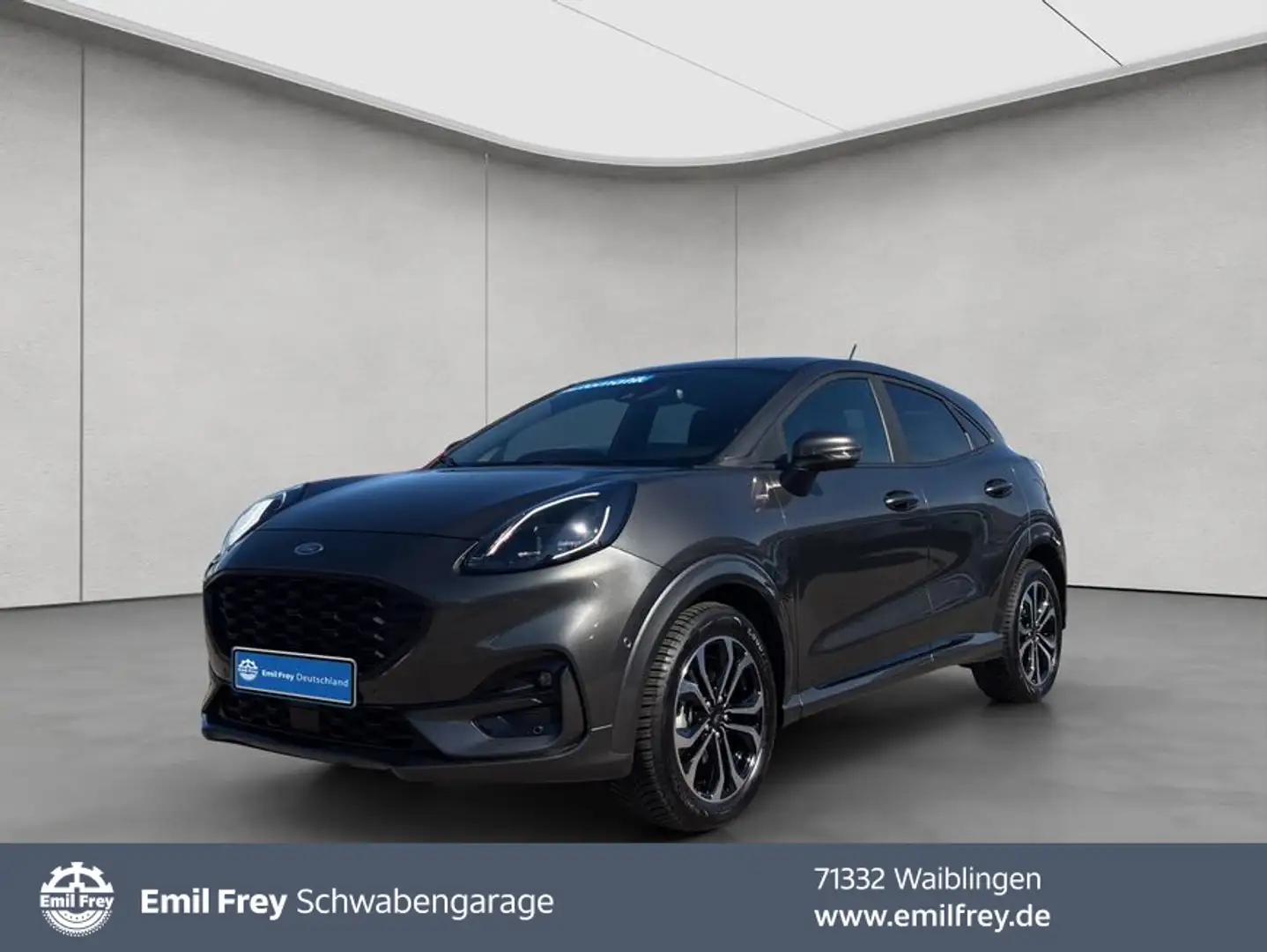 Ford Puma 1.0 EcoBoost Hybrid Aut. ST-LINE Winterpaket Grijs - 1