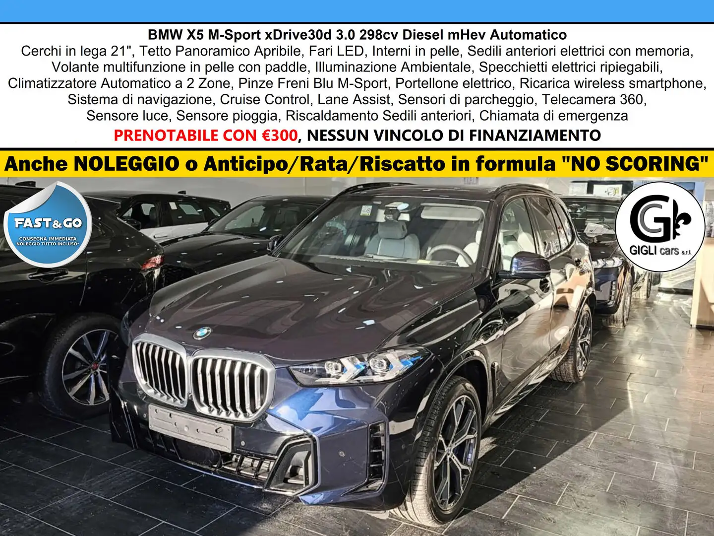 BMW X5 30d xDrive M-Sport NEW MODEL C.21" Tetto Navi 360 Czarny - 1
