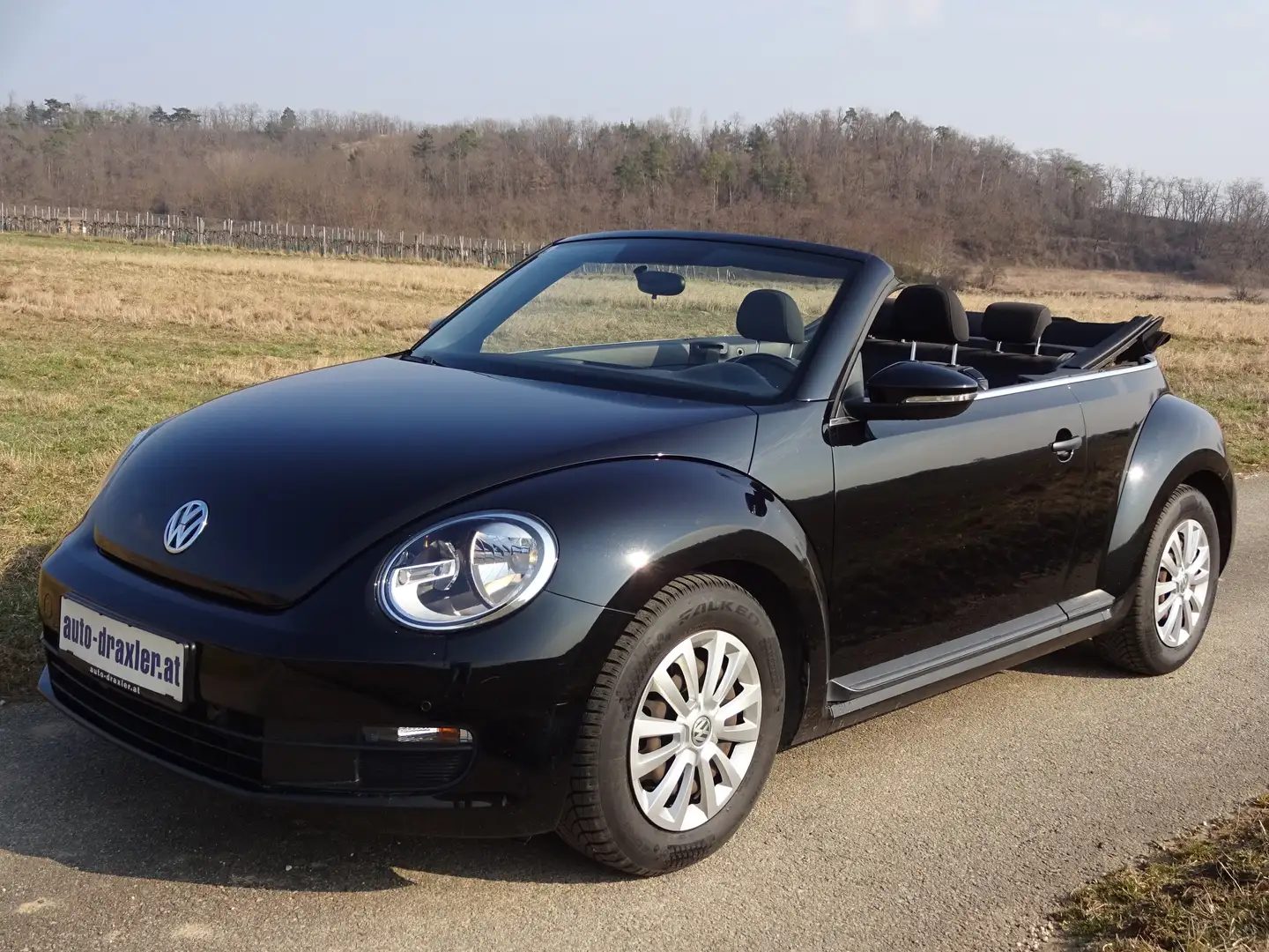 Volkswagen Beetle Cabrio elektrisches Verdeck Winterpaket Schwarz - 1