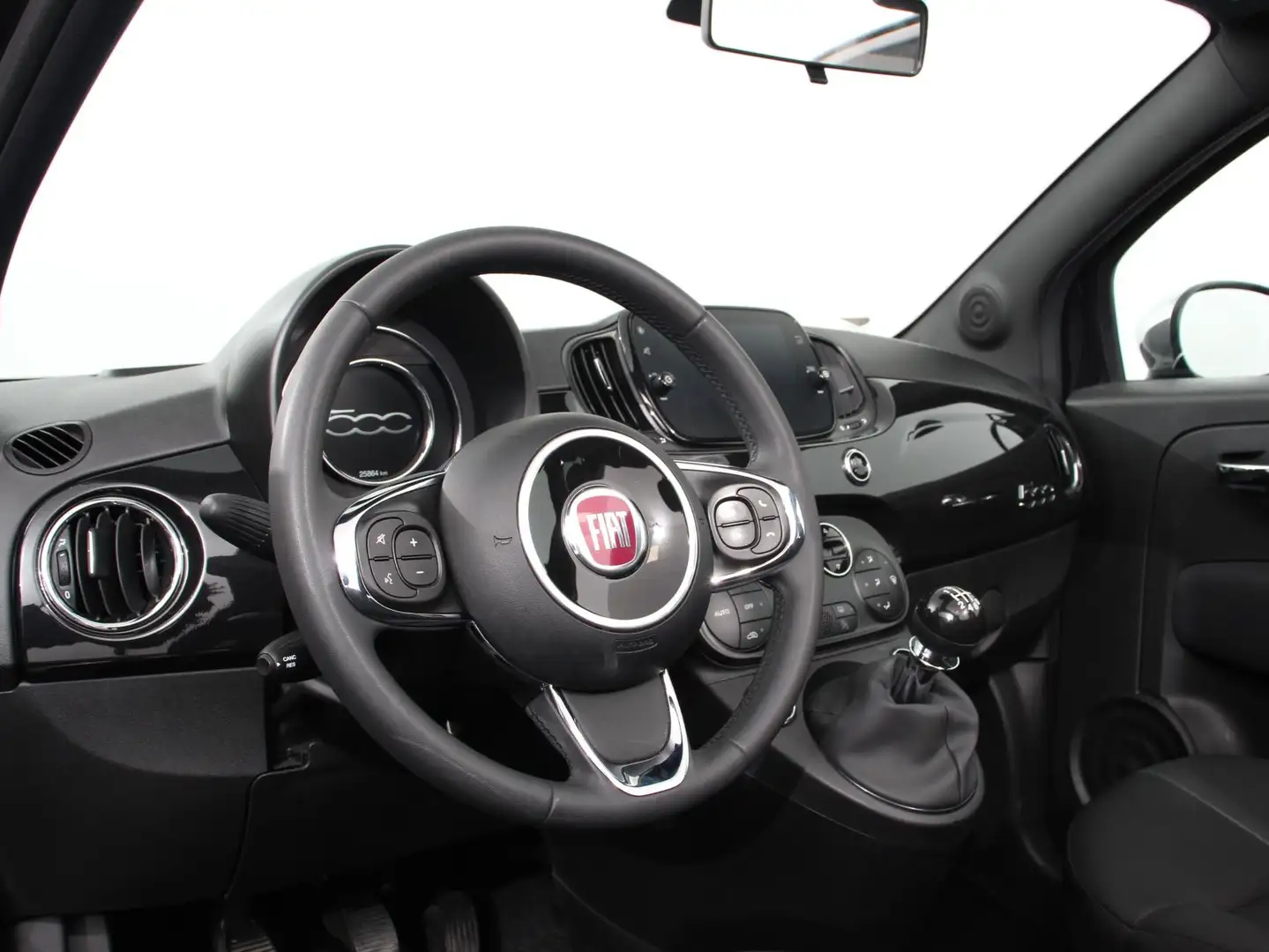 Fiat 500C 1.0 Hybrid Bella Vita Airco Cruise control Parkeer Noir - 2