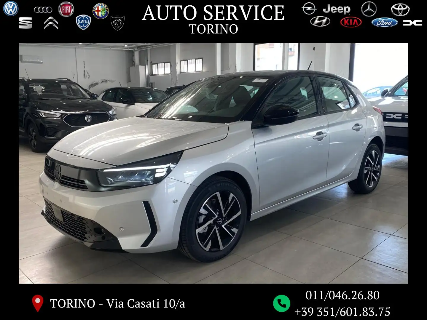 Opel Corsa Corsa VI 2023 1.2 GS 100cv KM0 08/2025 Grigio - 1