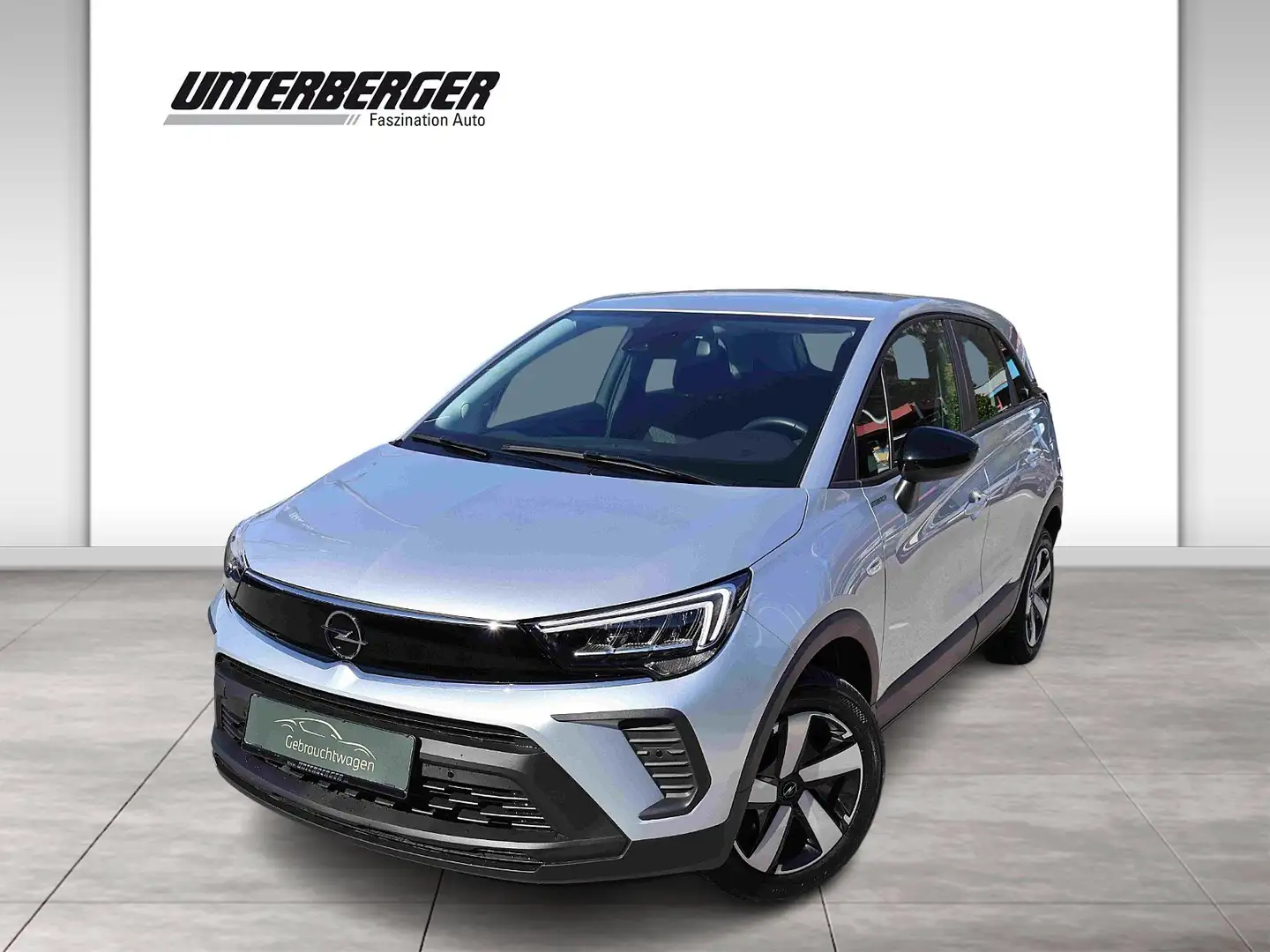 Opel Crossland 1,2 Turbo RFK Klimaaut. PDC Silber - 1