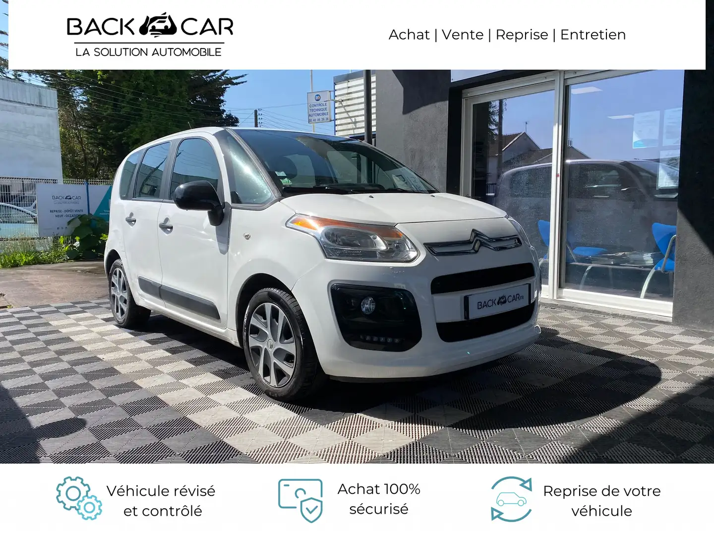 Citroen C3 Picasso BlueHDi 100 Confort Blanco - 1