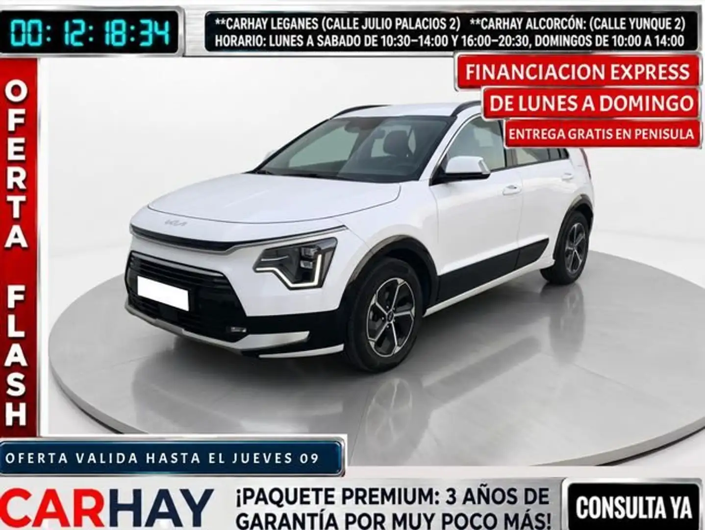 Kia Niro crossover 1.6 GDi HEV 104kW 141CV Drive Blanco - 1
