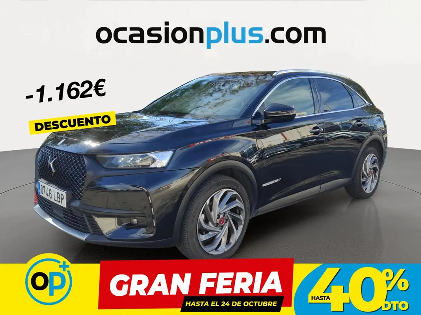 DS Automobiles DS 7 Crossback 1.5BlueHDi Performance Line Negro - 1