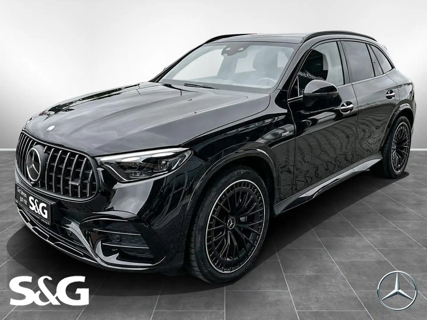 Mercedes-Benz GLC 43 AMG 4M Night+360°+Pano+AHK+HUD+21 Czarny - 1