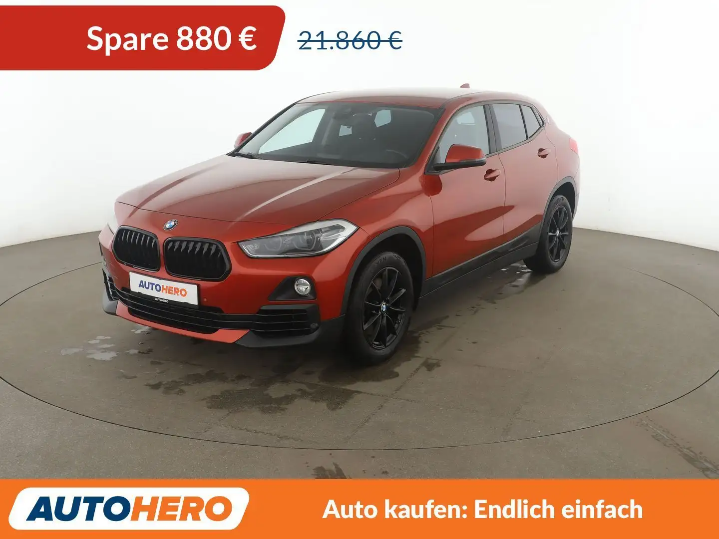 BMW X2 xDrive 20i Advantage Aut.*NAVI*PDC*SHZ*TEMPO* Orange - 1
