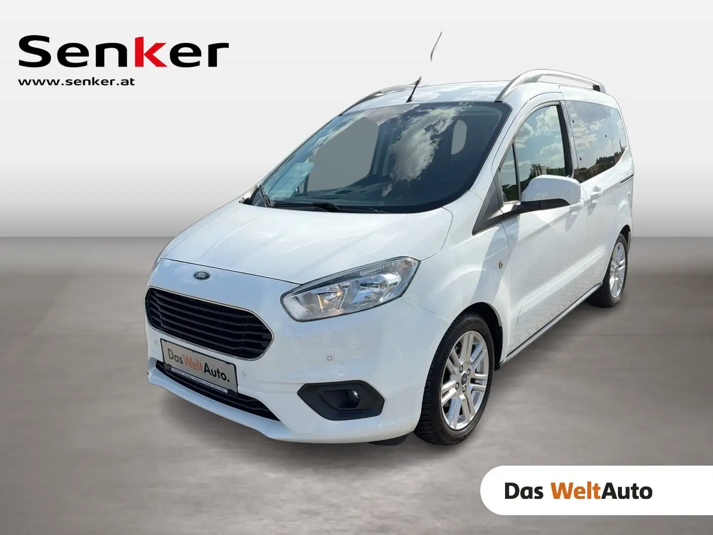 Ford Tourneo Courier 1,0 EcoBoost Titanium Weiß - 1