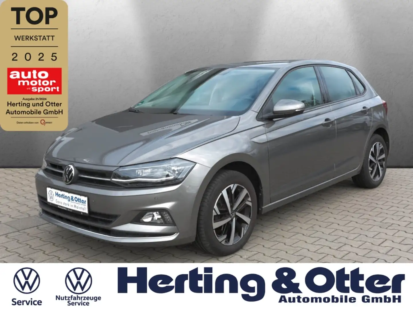 Volkswagen Polo Highline LED 8-fach bereift APP-Connect Klima SHZ Grigio - 1