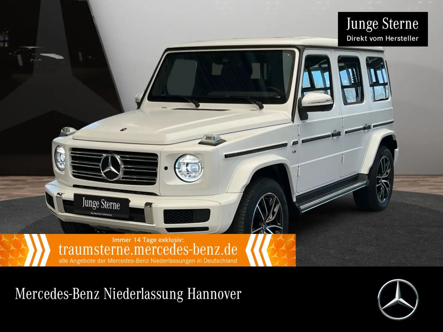 Mercedes-Benz G 500 GSD+360+AHK+MULTIBEAM+STHZG+FAHRASS+20"+SPUR Weiß - 1