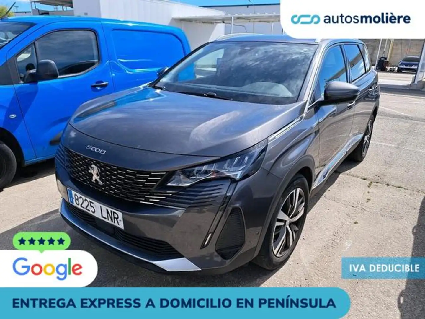 Peugeot 5008 1.6 BlueHDI Allure 7 pl. 120 Gris - 1