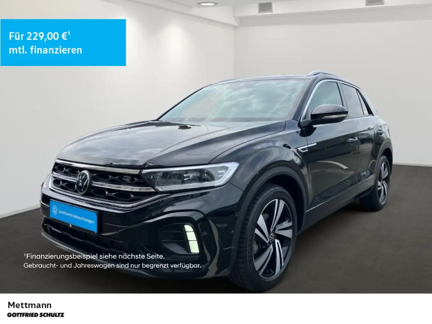 Volkswagen T-Roc 1.5 TSI R-Line DSG LED NAVI AHK KAMERA SHZ LM ZV Noir - 1