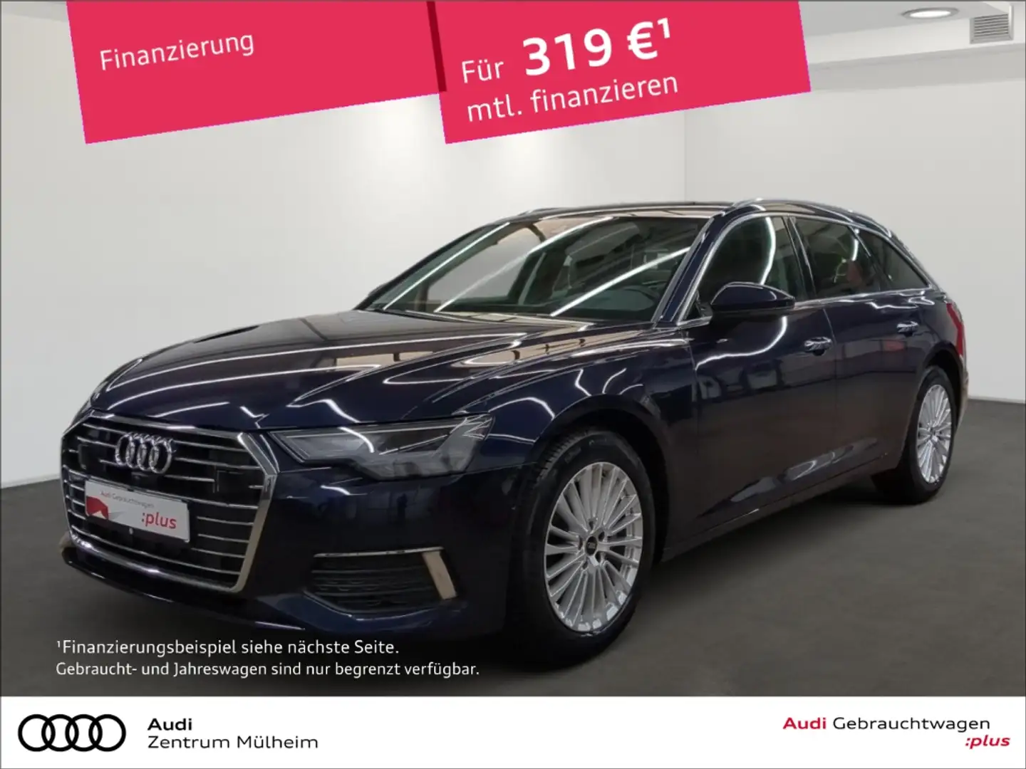 Audi A6 Avant 35 TDI Navi LED virtual Head up ACC Blau - 1