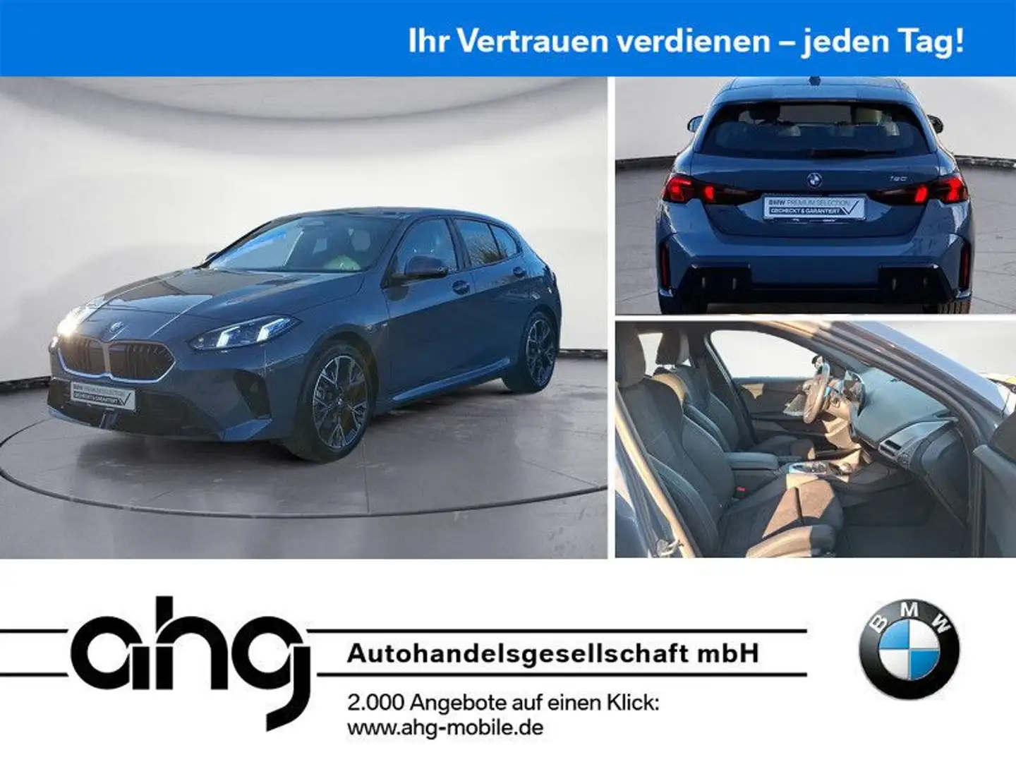 BMW 120 Steptronic M Sportpaket Premium Paket 18' Grau - 1