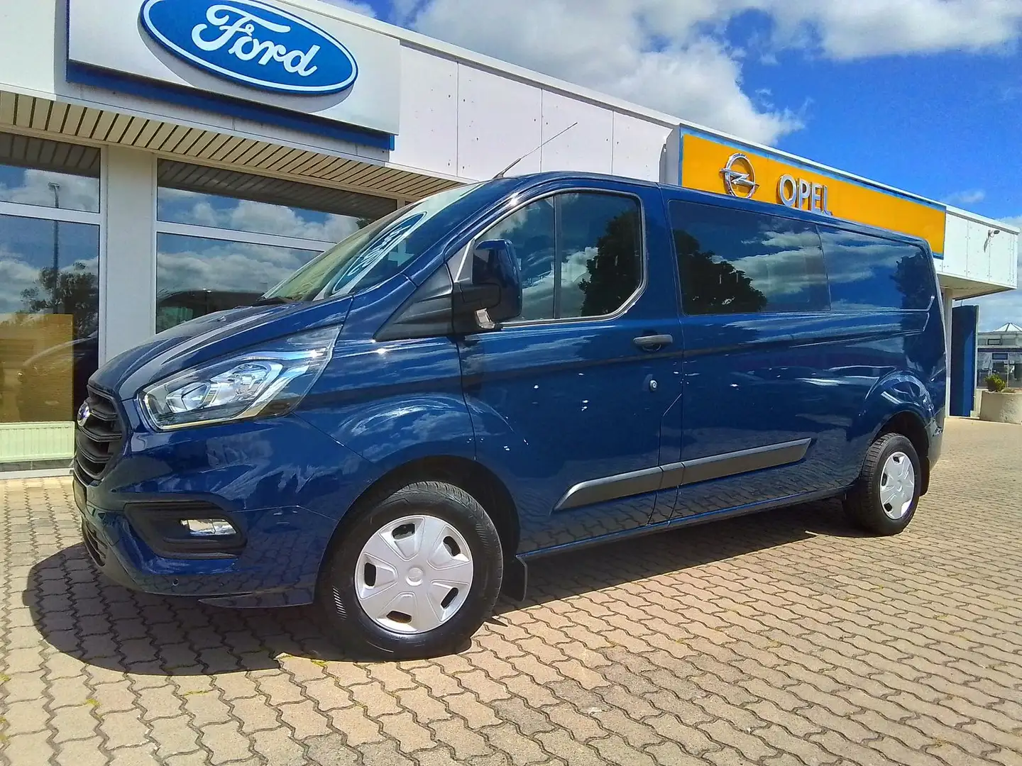 Ford Transit Custom Doppelkabine 300 L2 Trend 2.0 TDCi Blau - 1