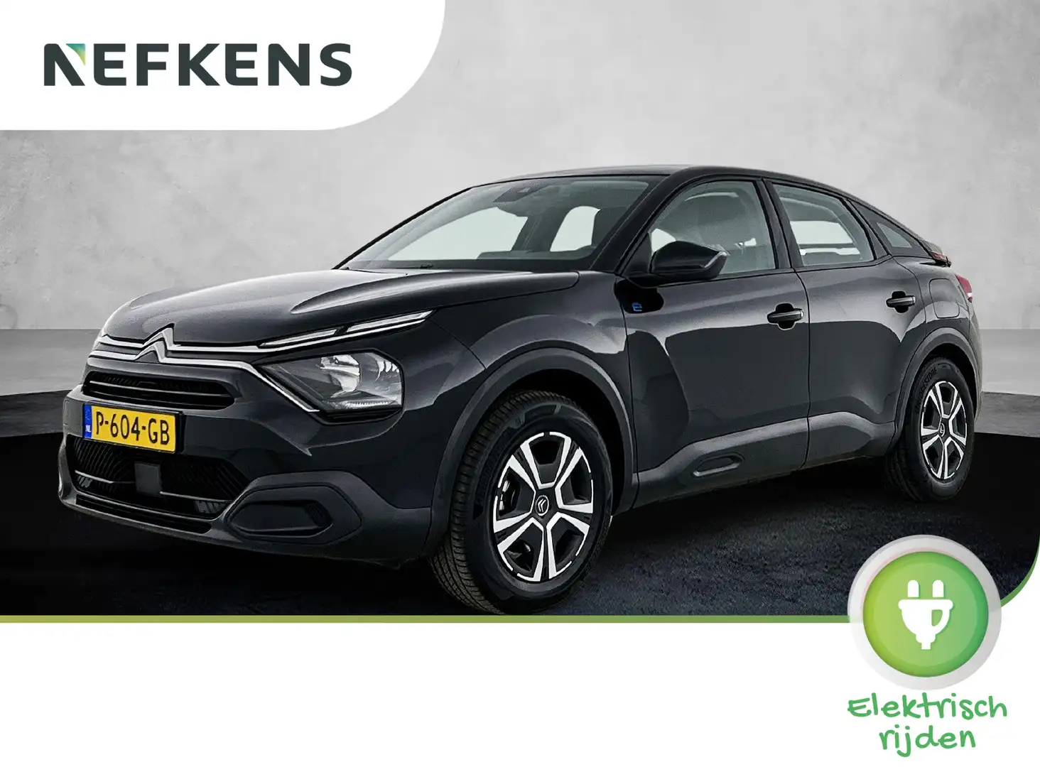 Citroen E-C4 EV Live 50kWh 136 pk | Navigatie via Apple Carplay Zwart - 1