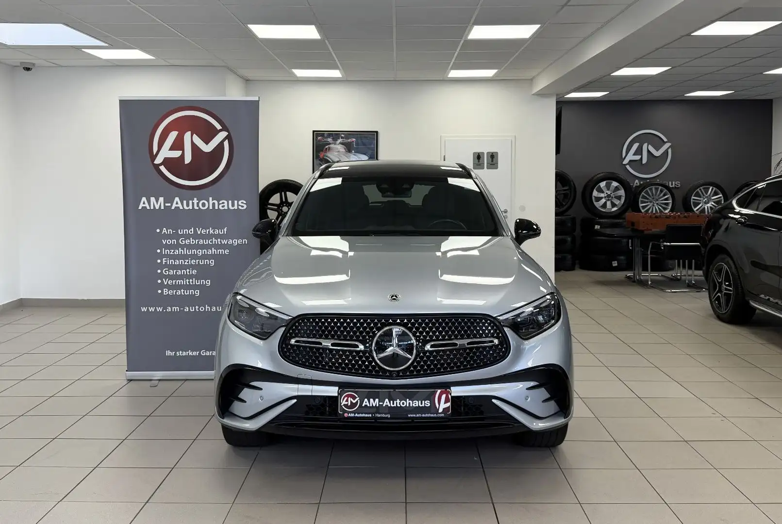 Mercedes-Benz GLC 450 d 4M *AMG*Night*PanSD*AHK*ACC*HUD*StdHzg Silber - 2