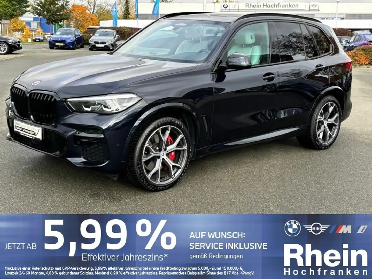 BMW X5 xDrive30d M Sportpaket STANDH ACC AHK ACC HUD Schwarz - 1