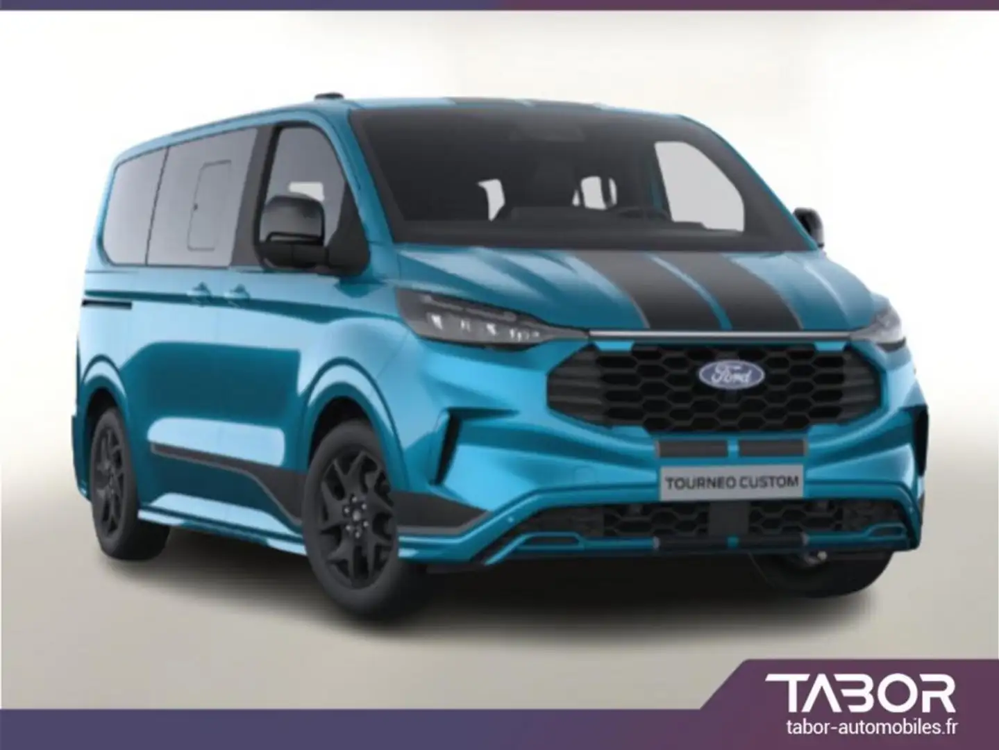 Ford Tourneo Custom Custom 2.0 TDCi 170 Aut Sport L1 Bleu - 1