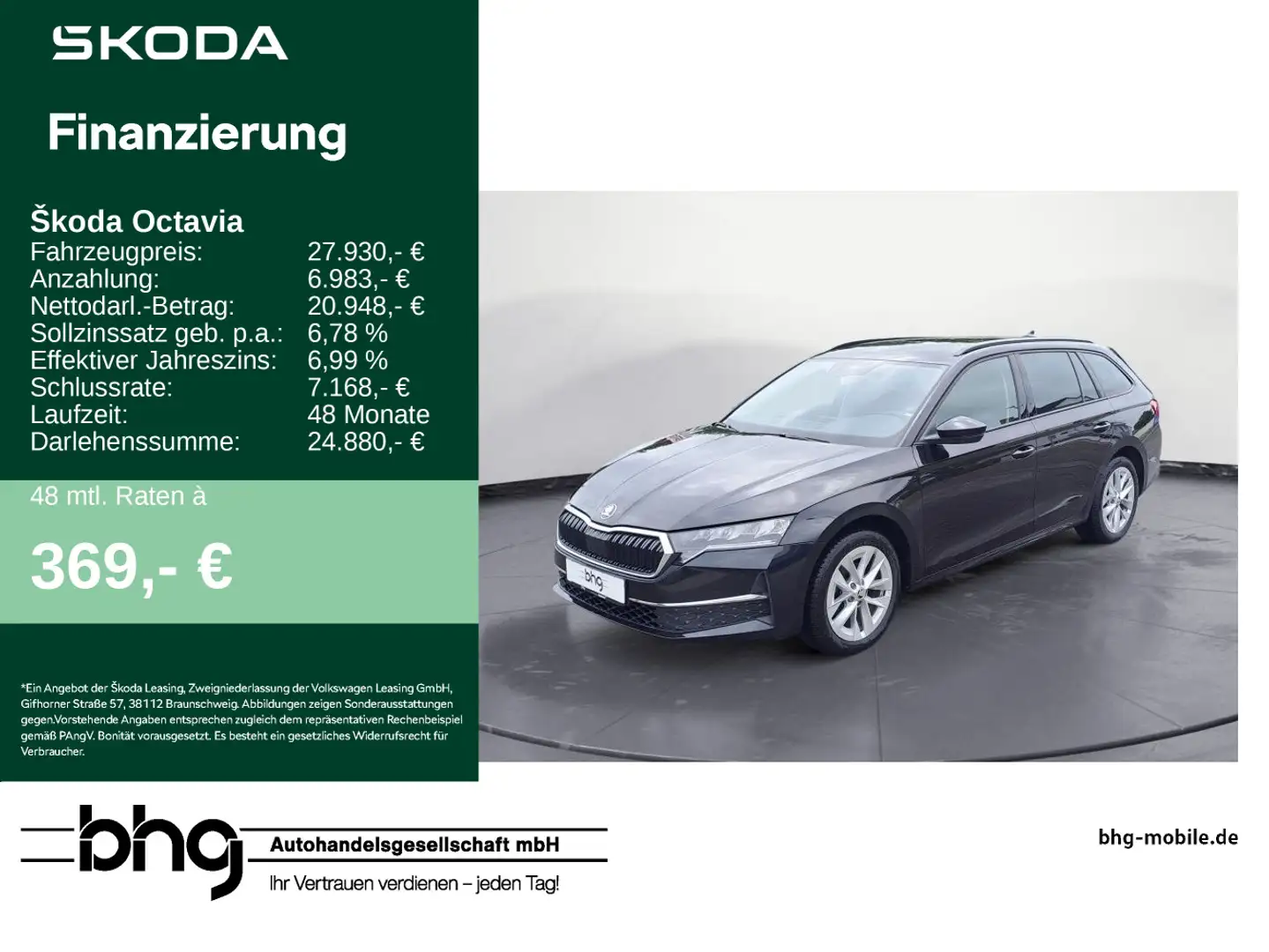 Skoda Octavia Combi 1.5 TSI mHEV DSG Selection *DAB*KA Noir - 1