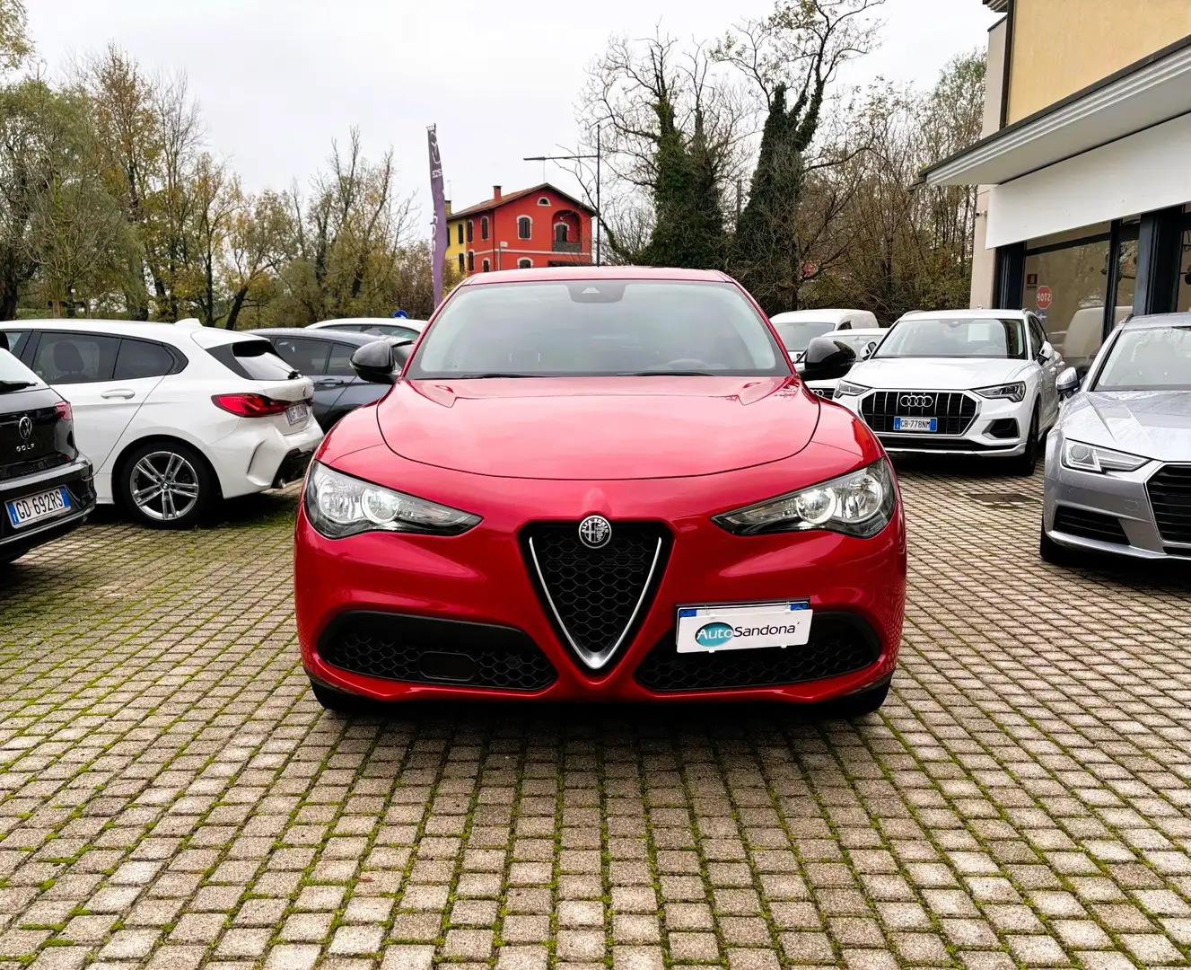 Alfa Romeo Stelvio 2.2 turbodiesel Sport Tech rwd 160cv auto Rouge - 2