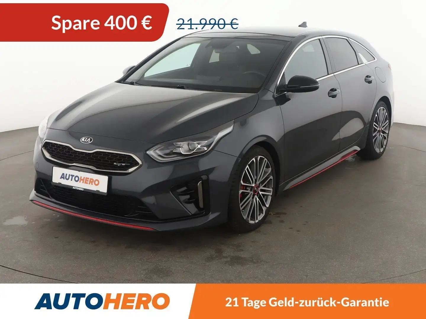 Kia ProCeed / pro_cee'd 1.6 TGDI GT Aut.*NAVI*LED*CAM*SHZ*ALU* Grau - 1