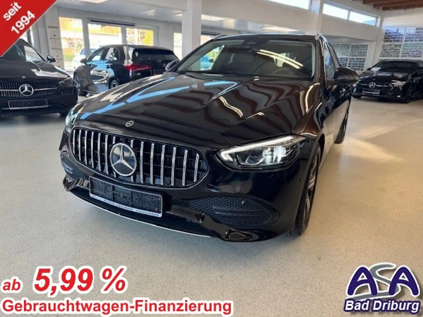 Mercedes-Benz C 220 T d+Modelljahr 2025+Avantgarde+Totwinkel+AHK+Kamer Černá - 1