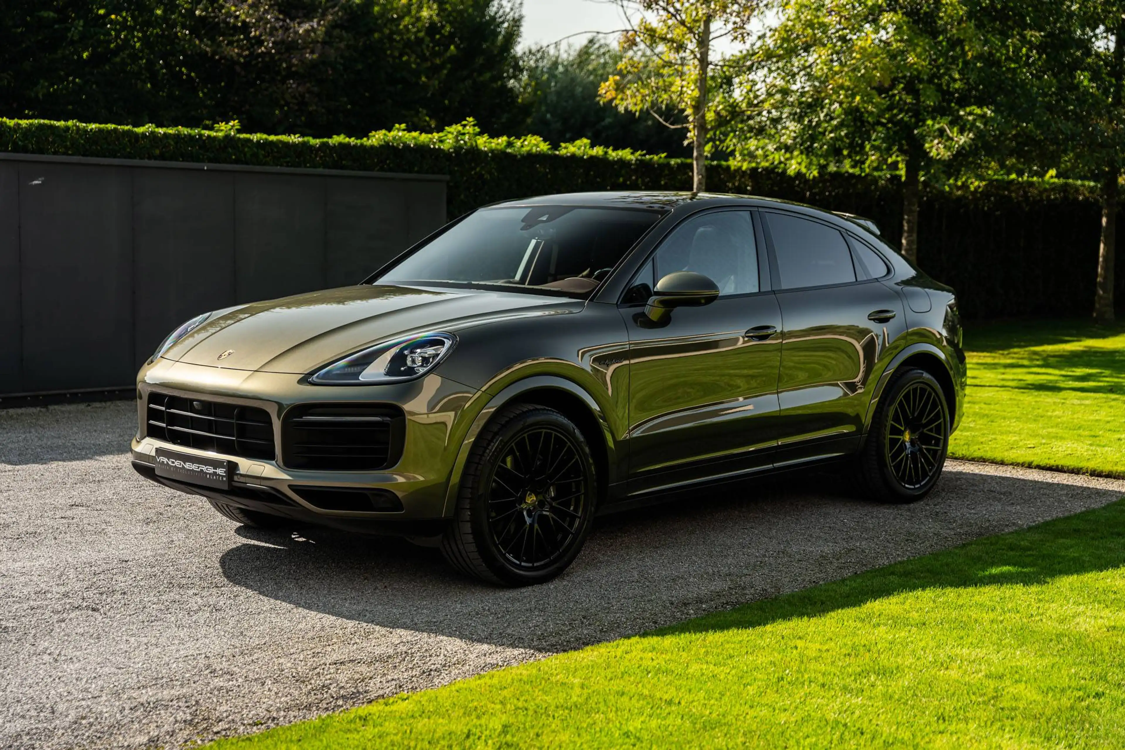 Porsche Cayenne E-HYBRID COUPE/PTS-OAK GREEN/PLATINUM EDITION/FULL OPTION — photo 3
