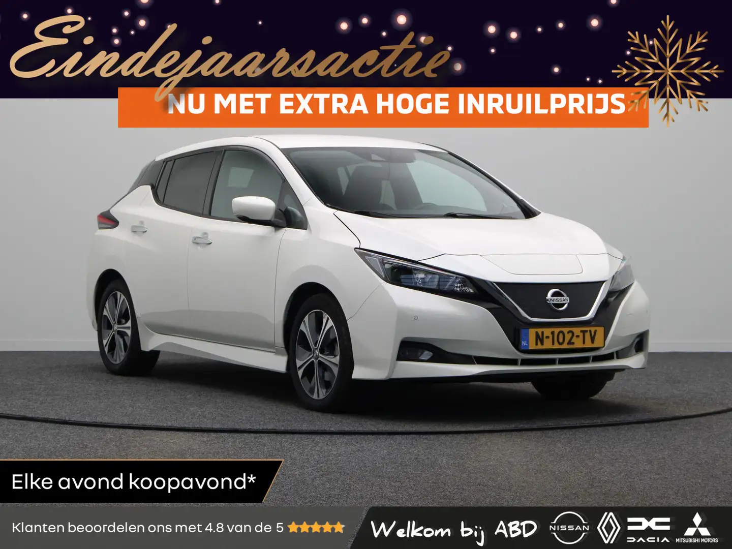 Nissan Leaf N-Connecta 40 kWh | Accu Score 94,7% | Stoelverwar Blanc - 1