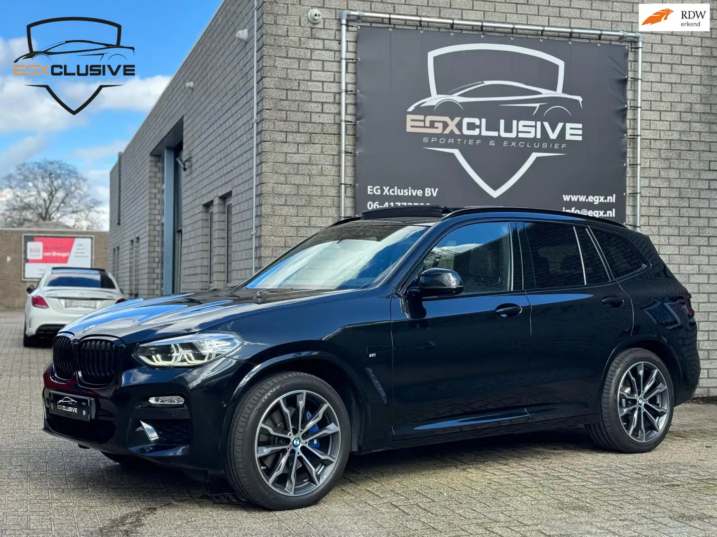 BMW X3 XDrive30i High Executive M Pakket HUD/360Cam/Matri Zwart - 1