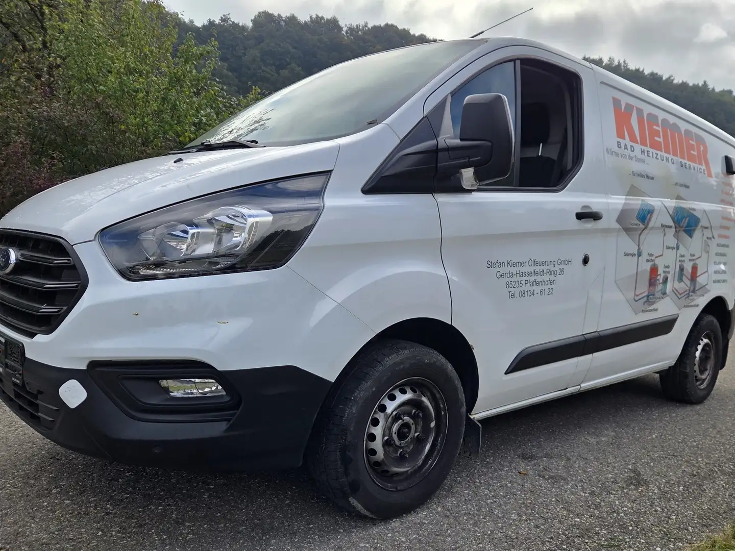 Ford Transit Custom Weiß - 2