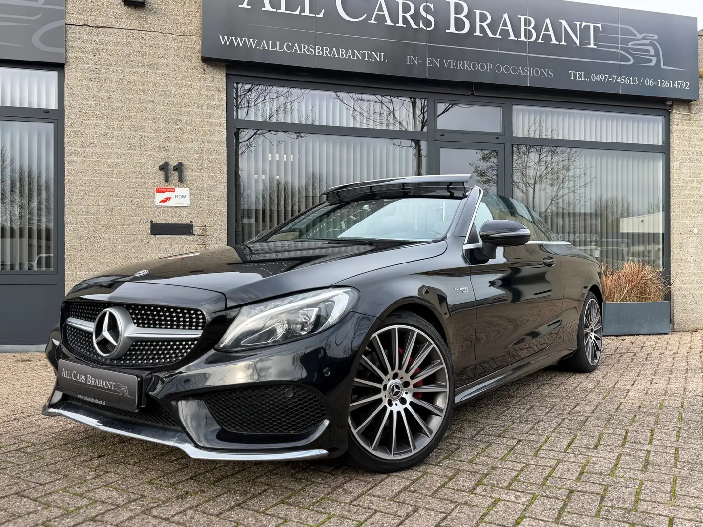 Mercedes-Benz C 180 Cabrio AMG Pakket / 43 AMG pakket / led / Aircraft Noir - 1