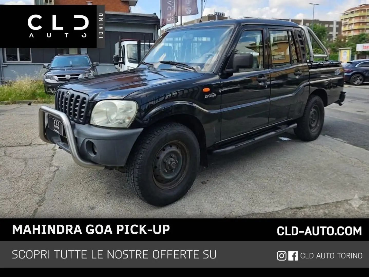 Mahindra Goa 2.5 CRDe 4WD PICK-UP Schwarz - 1