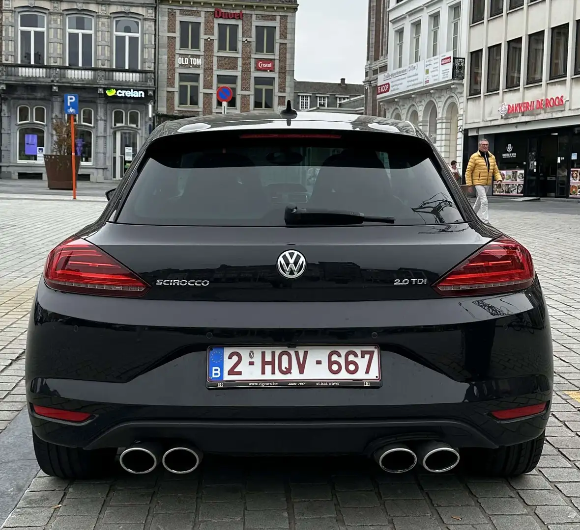 Volkswagen Scirocco 2.0 TDI Turbo Zwart - 1
