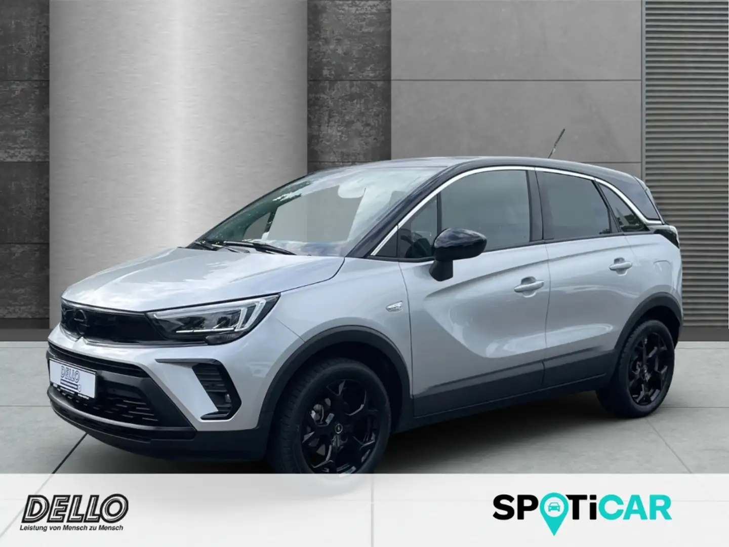 Opel Crossland GS LED PDC RFK SHZ LHZ Apple CarPlay Android Auto Gris - 1
