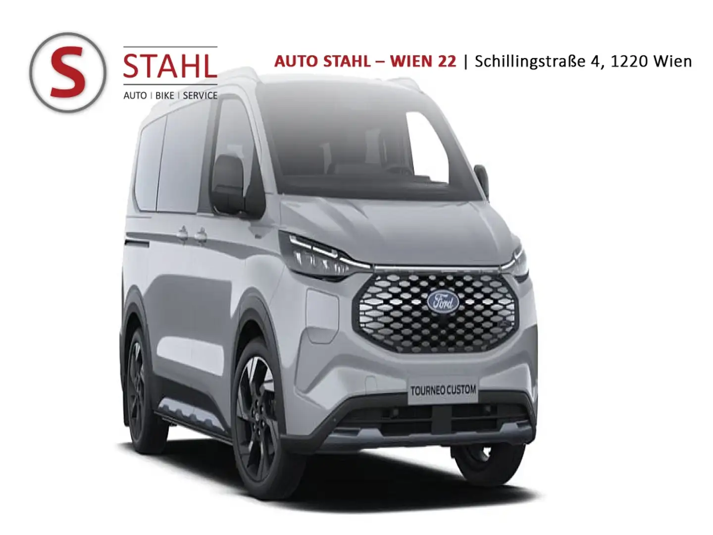 Ford Tourneo Custom Bus Elektro 160kW 340 L1H1 RWD Active Gri - 1