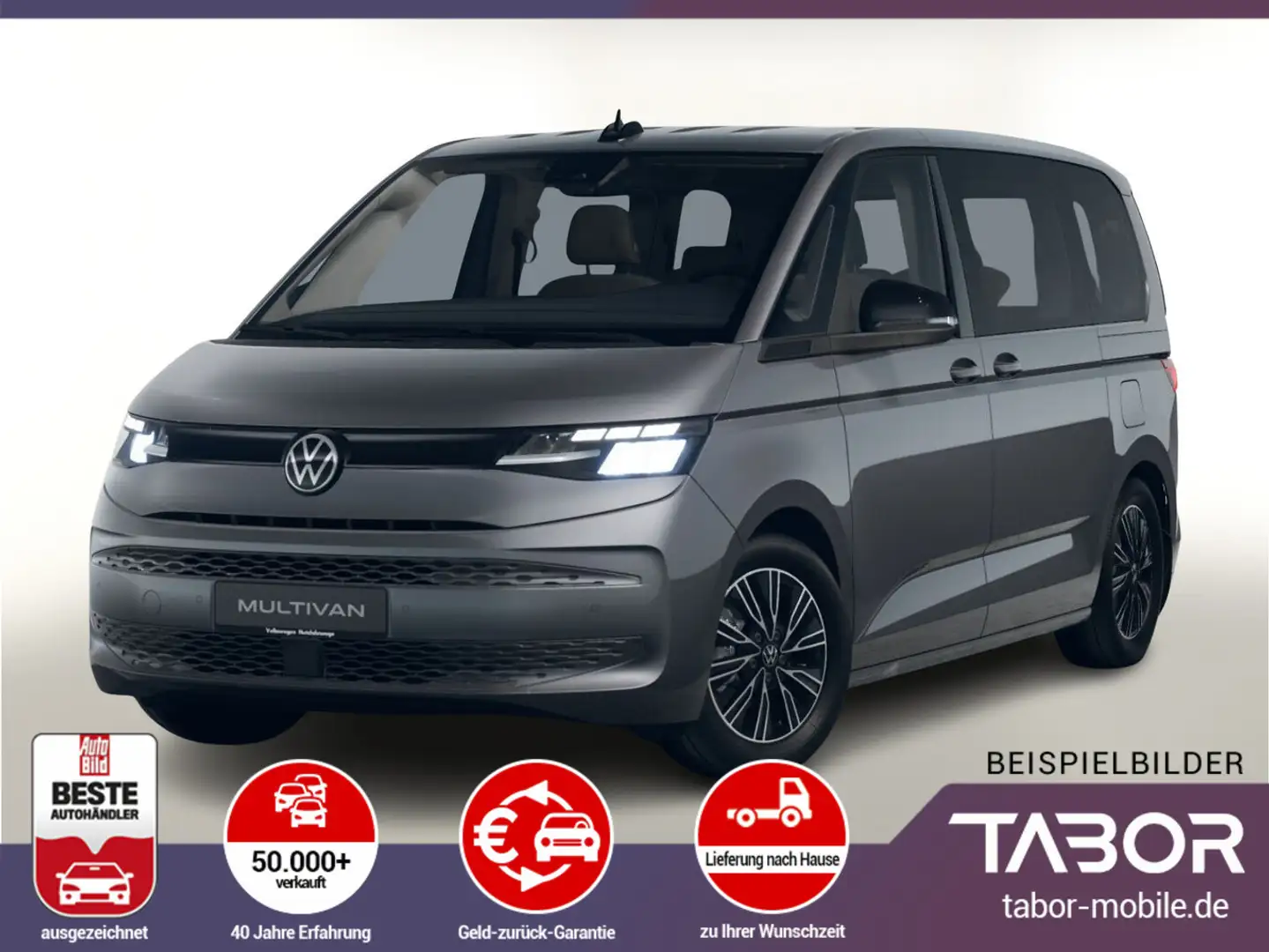 Volkswagen T7 Multivan PHEV 245 4M Style Nav AHK Keyl 91km Grau - 1